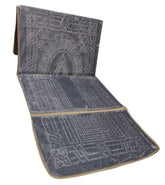 Gebedskleed met leuning - grijs